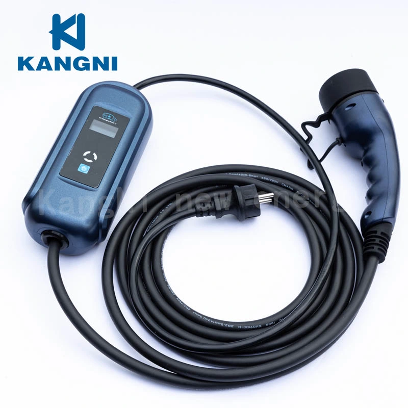 16A IEC 62196-2 Mode 2 Type 2 3.5kw Portable EV Power Supply Equipment Electric Car Charging Gun