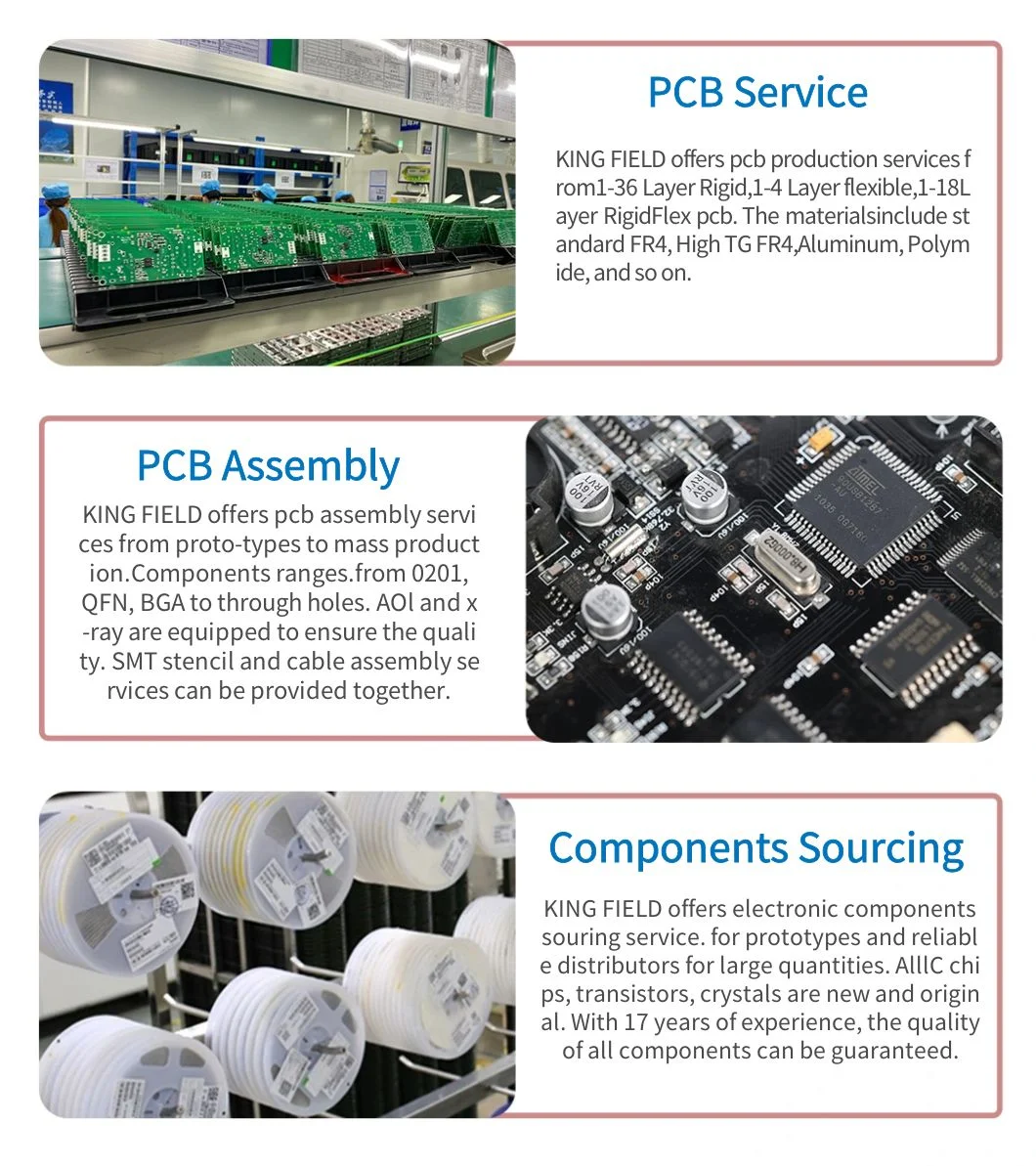 Custom Industrial Circuit Assembling PCB Electronic One Stop PCB Assembly Manufacturer